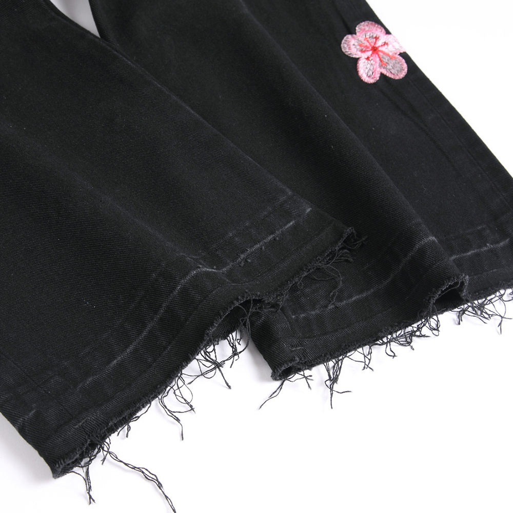 Men Sakura Embroidery Denim Je - مراجعة Embroidery Jeans Sakura وسعره