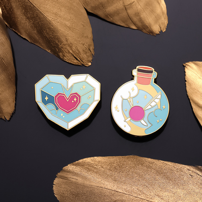 Cute Game Series Love Enamel P - مراجعة Embroidery Illustration وسعره