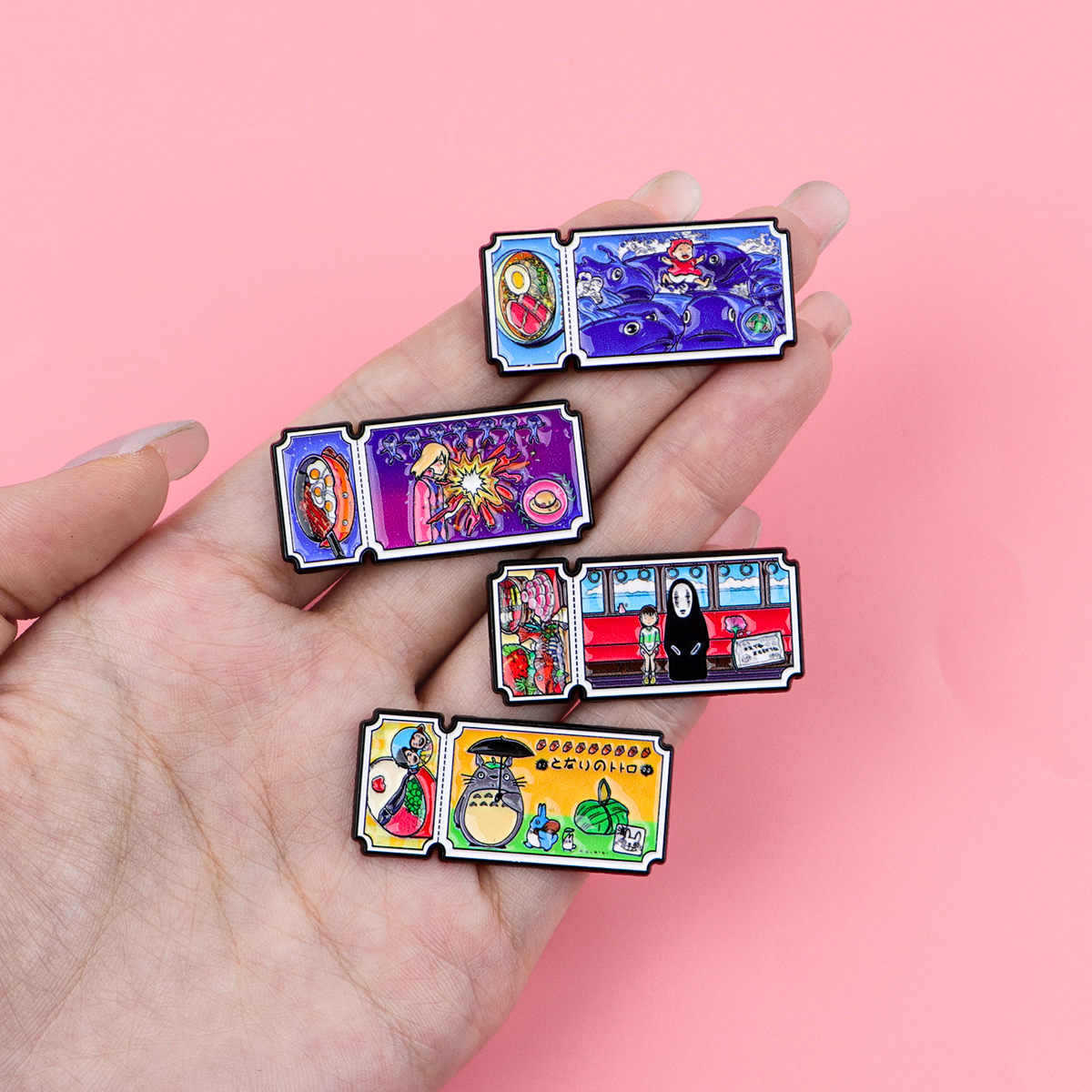 Anime Movie Enamel Pin Cartoon - مراجعة Embroidery Illustration وسعره