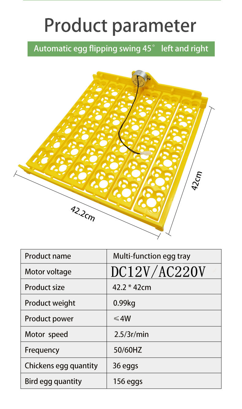 24 Eggs Tray Incubator Turner  - مراجعة Embroidery Egg وسعره