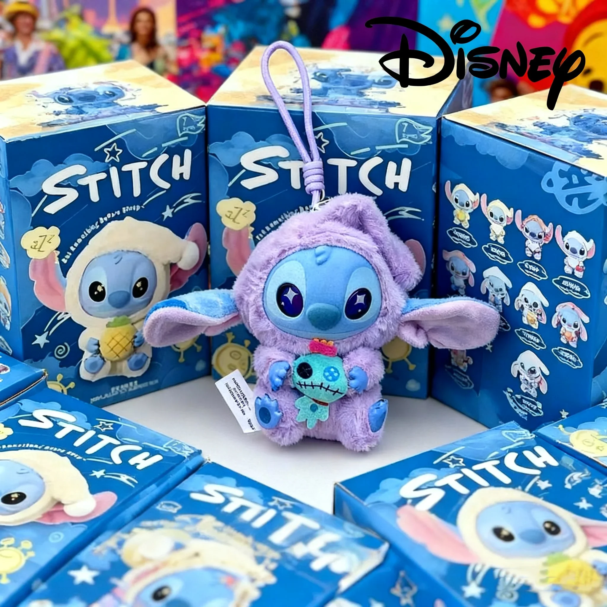 Stitch Midnight Snack Series B - مراجعة Embroidery Keychain وسعره