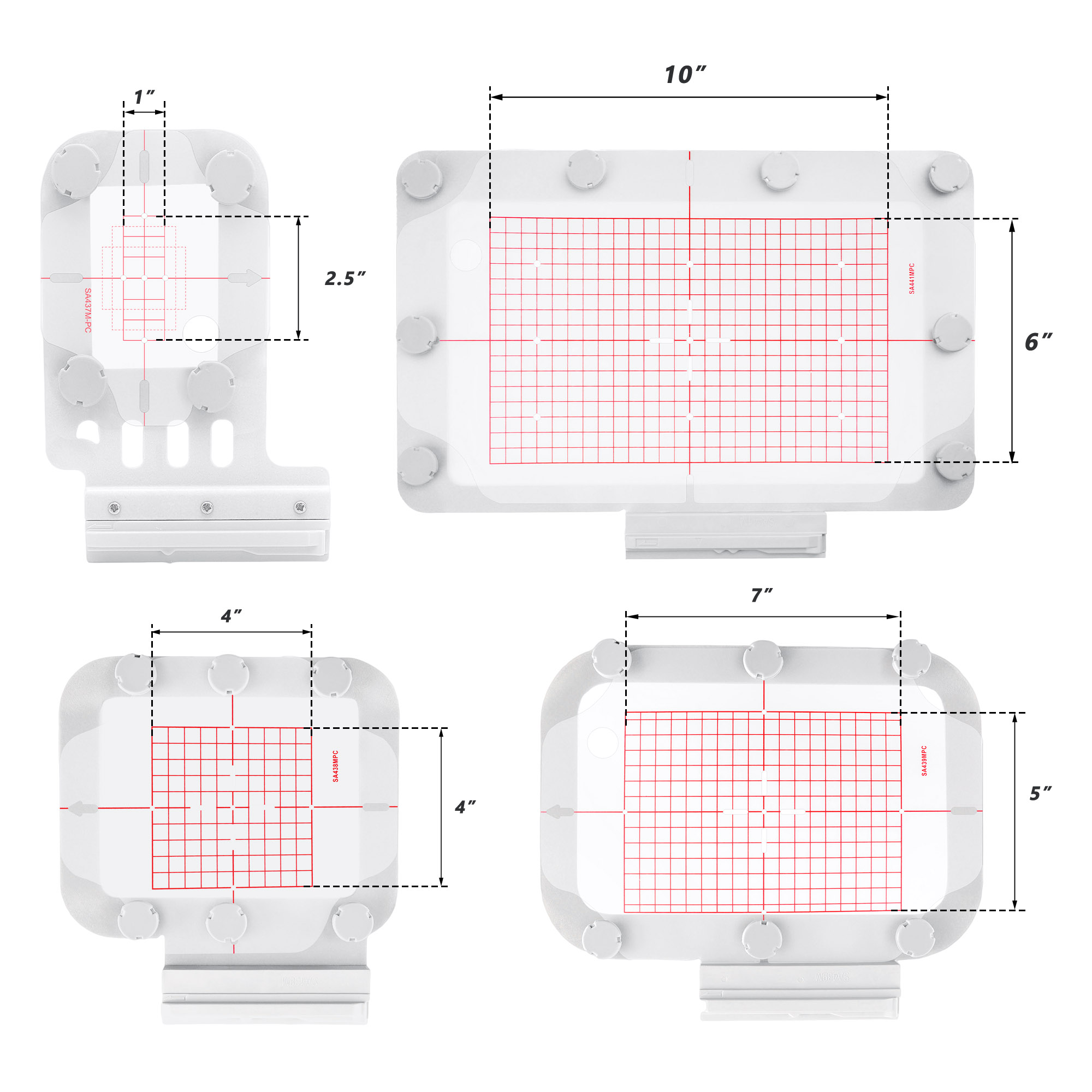 4in1-BM Magnetic Hoop kit fit  - مراجعة Embroidery Hoop Plastic وسعره