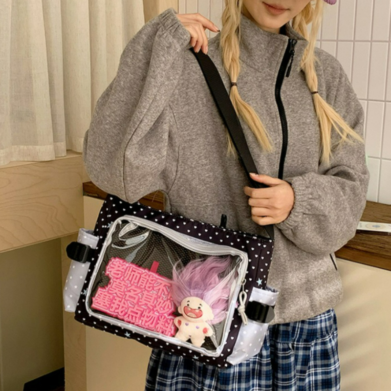 Polka Dot Crossbody Shoulder B - مراجعة Embroidery Keychain وسعره