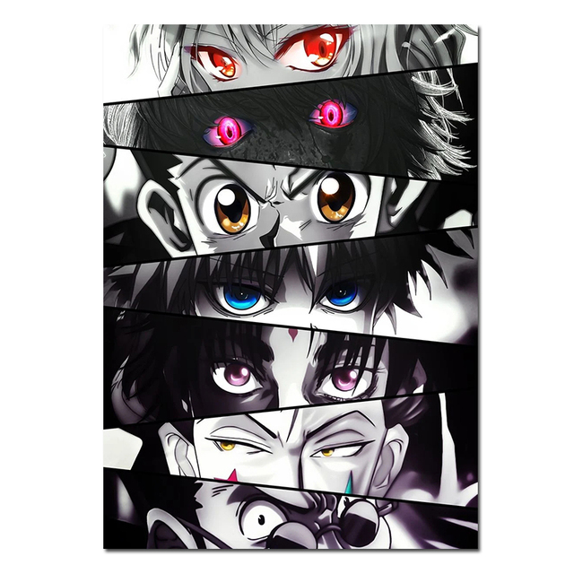 Anime Hunter x Hunter Eyes Art - مراجعة Embroidery X Stitch وسعره