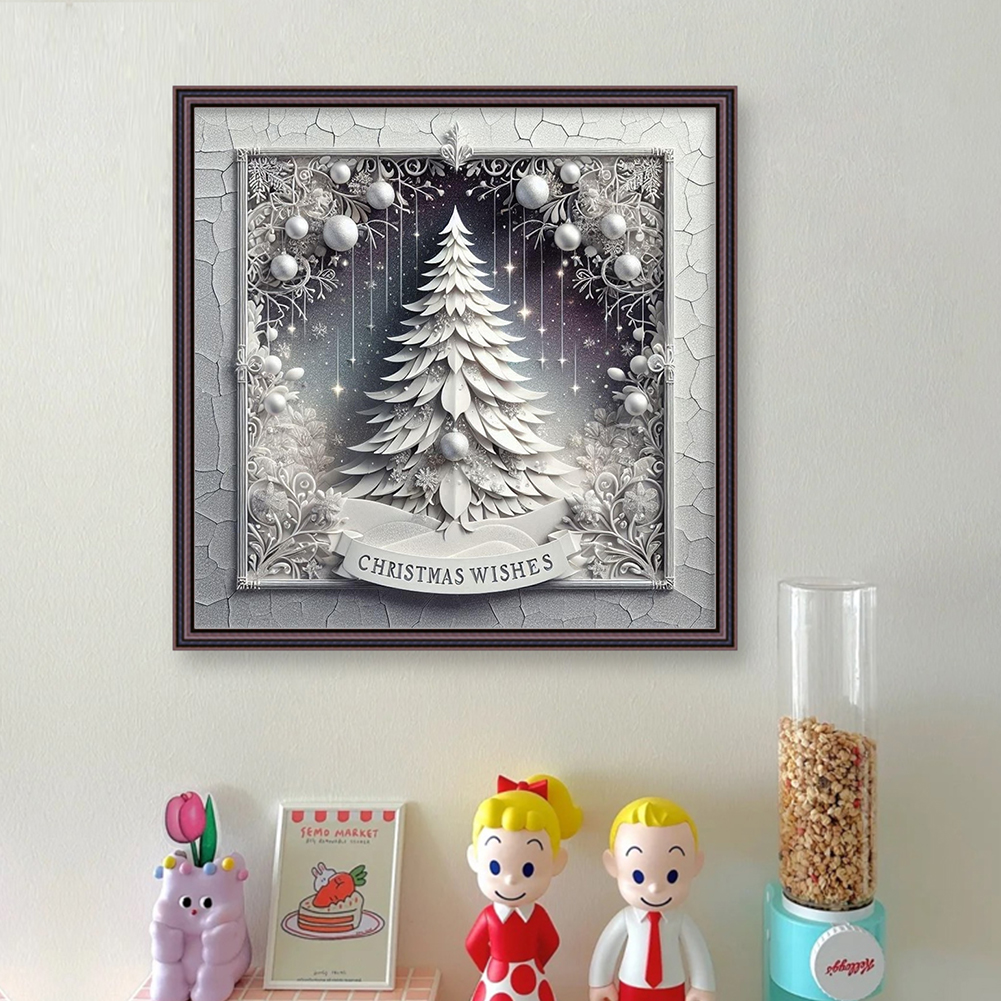 Xmas Printed Cross Stitch Kit  - مراجعة Embroidery Xmas Decorations وسعره