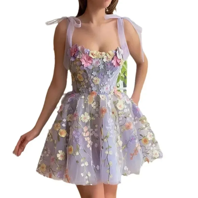 Women's Dress Fashionable 3D F - مراجعة Embroidery Zara وسعره