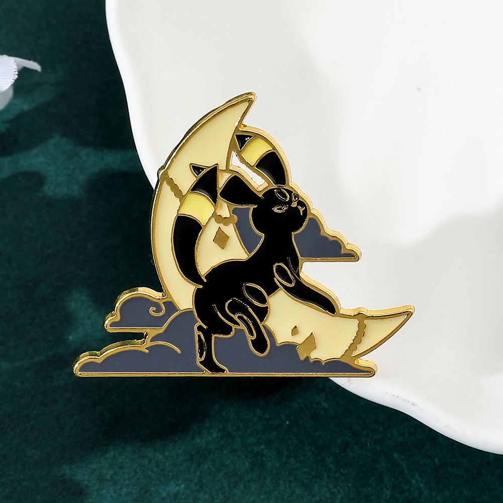 Anime Eeveelution Eevee Enamel - مراجعة Embroidery Illustration وسعره
