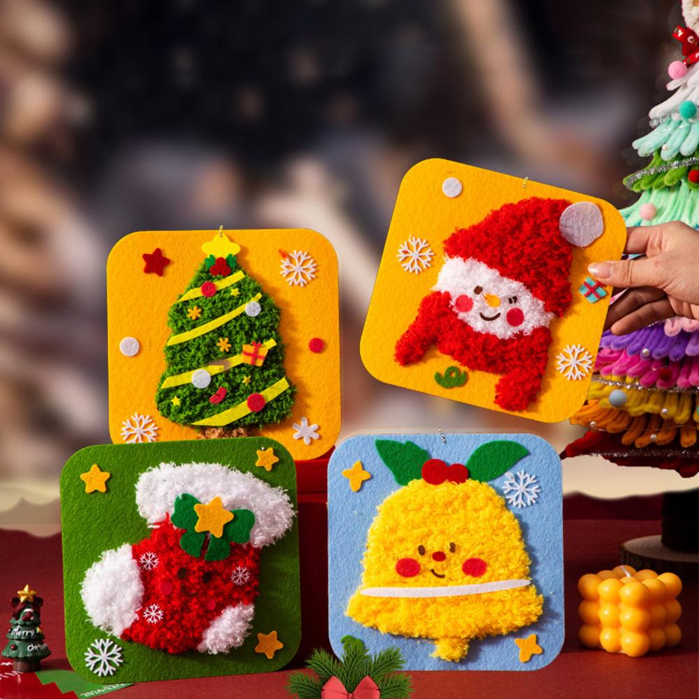 20cm DIY Christmas Embroidery  - مراجعة Embroidery Xmas Stocking وسعره