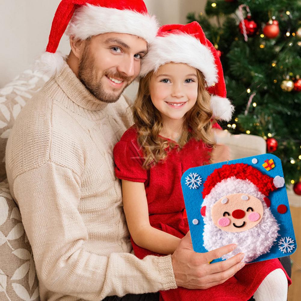 20cm DIY Christmas Embroidery  - مراجعة Embroidery Xmas Stocking وسعره