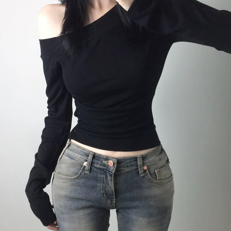 Y2K Vintage Pleated Button T-S - مراجعة Embroidery Fashion وسعره