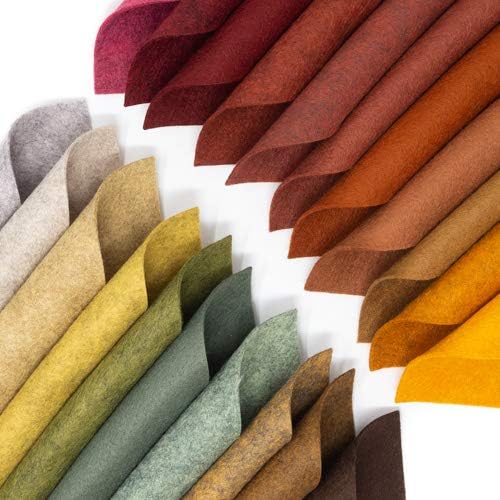 21 Felt Sheets Mix Color Fall  - مراجعة Felt Sheet Wool وسعره