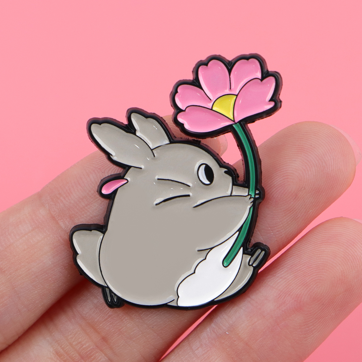 Cute Animal Enamel Pin Anime M - مراجعة Embroidery Illustration وسعره