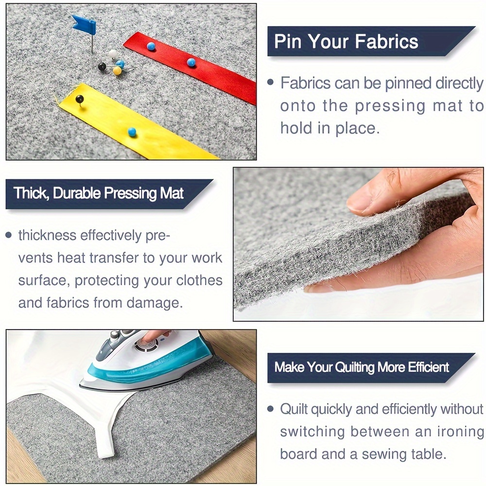 Wool Pressing Mat Portable Fel - مراجعة Felt Sheet Wool وسعره