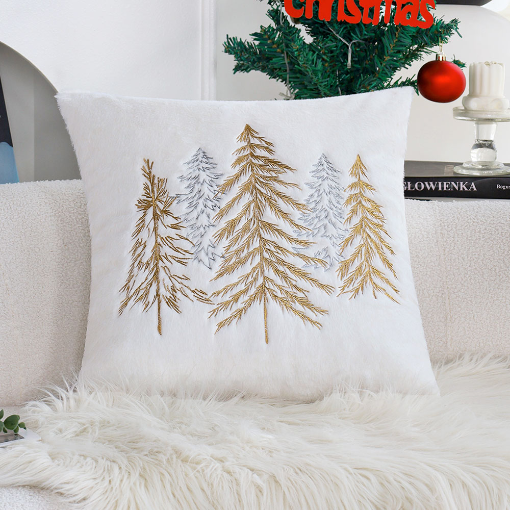Christmas Faux Rabbit Fur Pill - مراجعة Embroidery Xmas Decorations وسعره