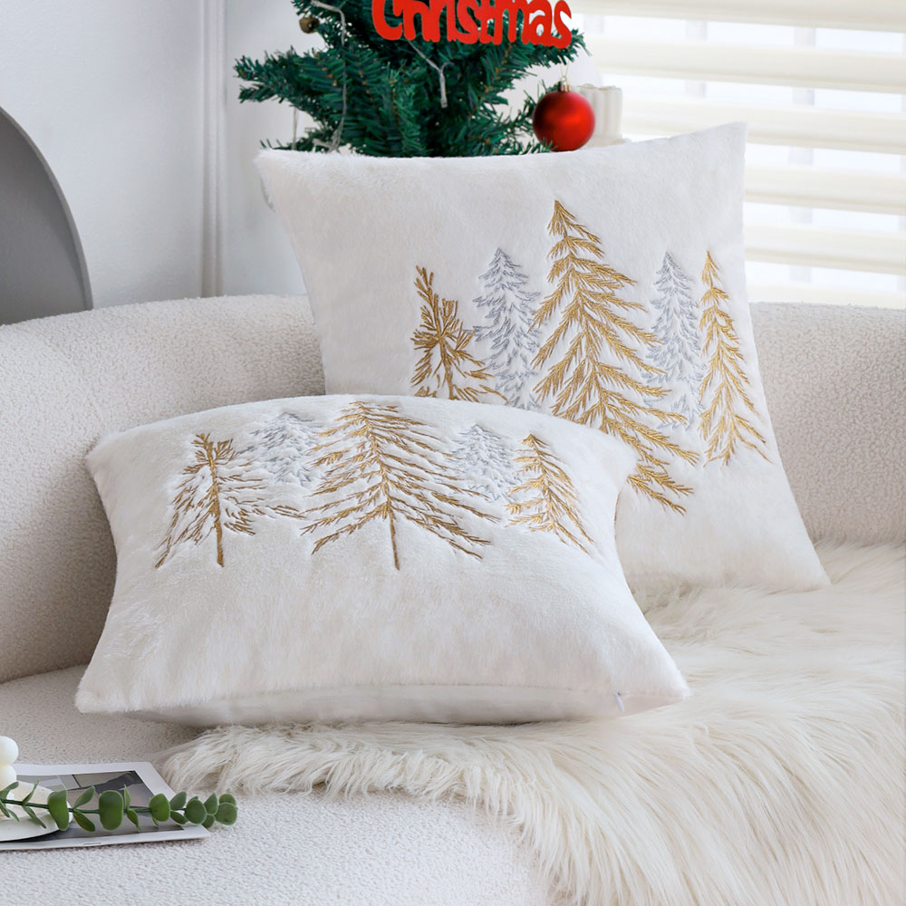 Christmas Faux Rabbit Fur Pill - مراجعة Embroidery Xmas Decorations وسعره