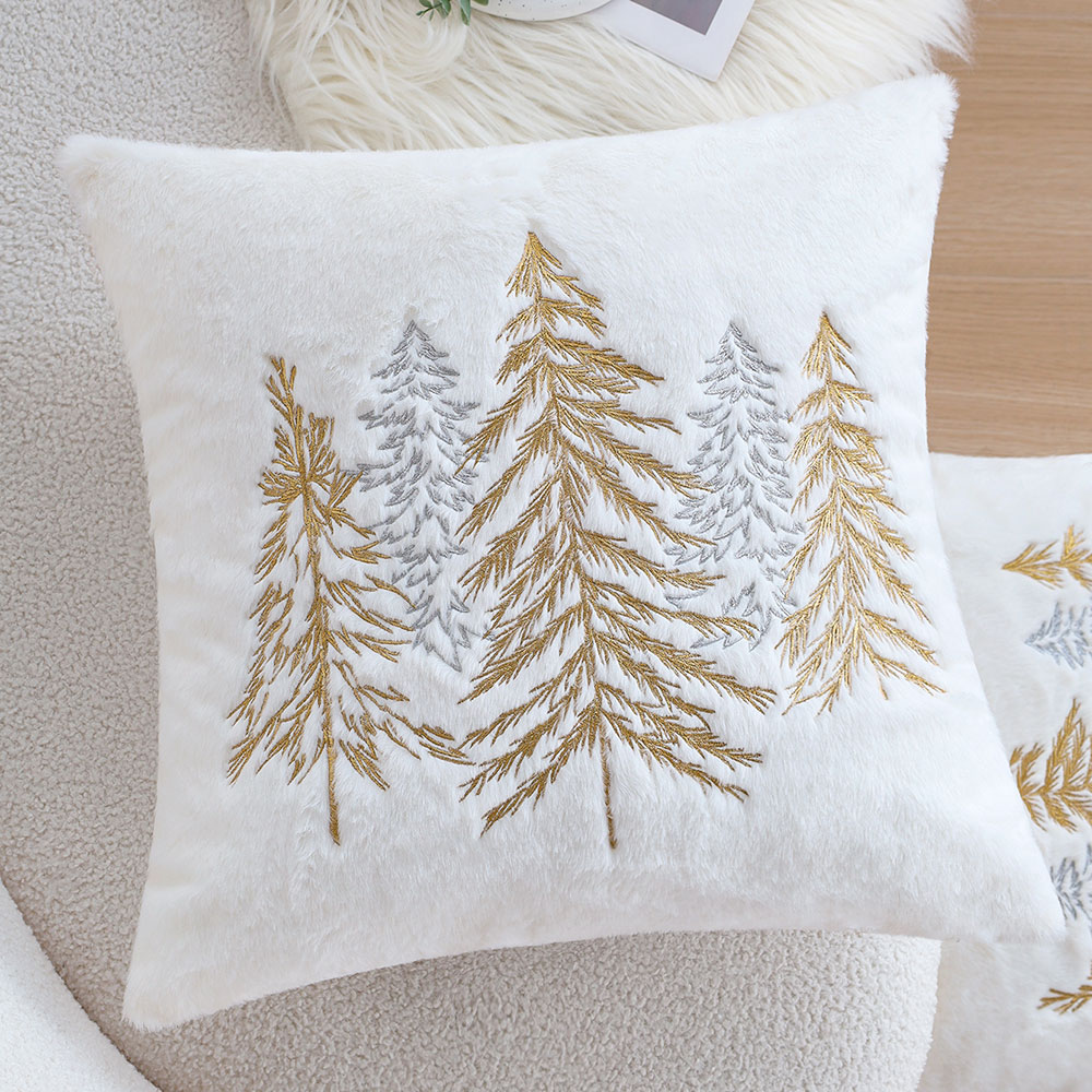 Christmas Faux Rabbit Fur Pill - مراجعة Embroidery Xmas Decorations وسعره