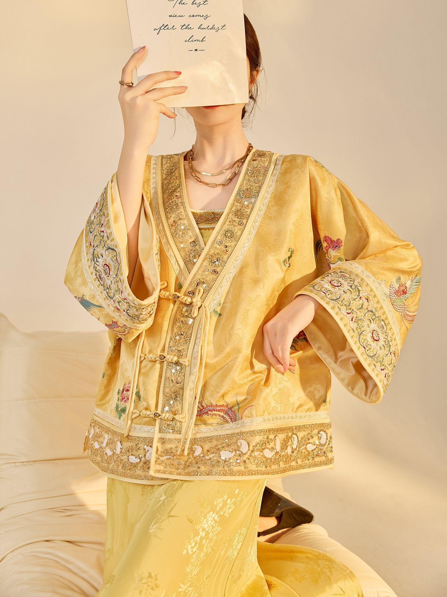 Autumn New Fashion V-neck High - مراجعة Embroidery Fashion وسعره