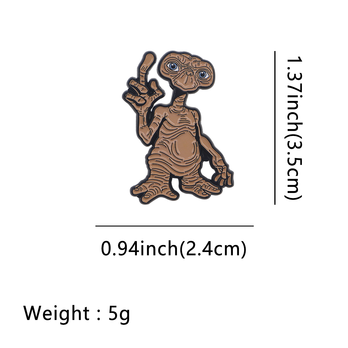 Vintage Funny Alien Enamel Car - مراجعة Embroidery Illustration وسعره