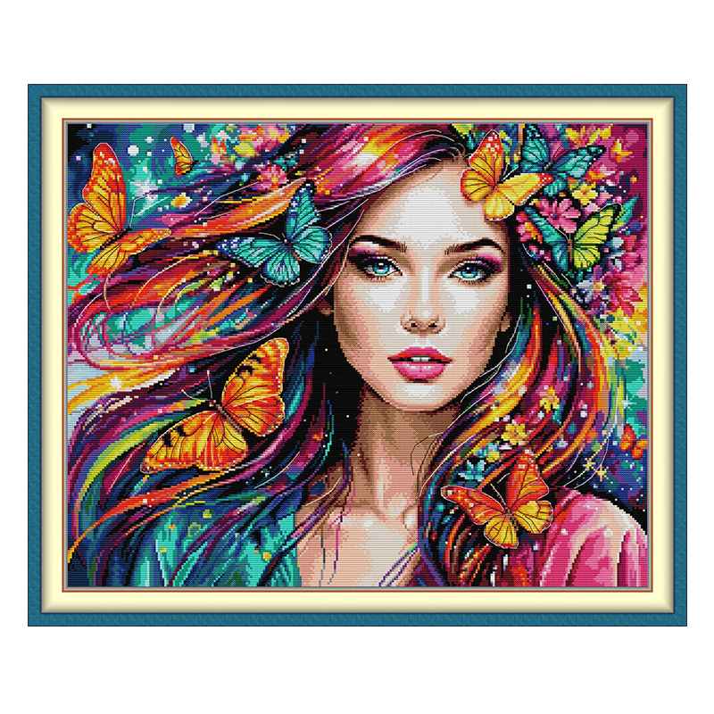 The Butterfly Queen Patterns C - مراجعة Embroidery X Stitch وسعره