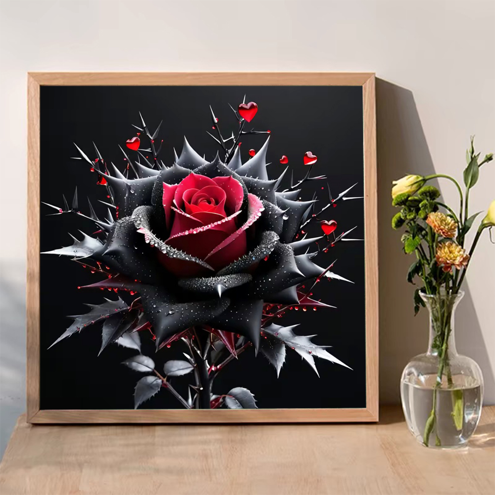 Evershine Diamond Painting Ros - مراجعة Embroidery Rose Stitch وسعره