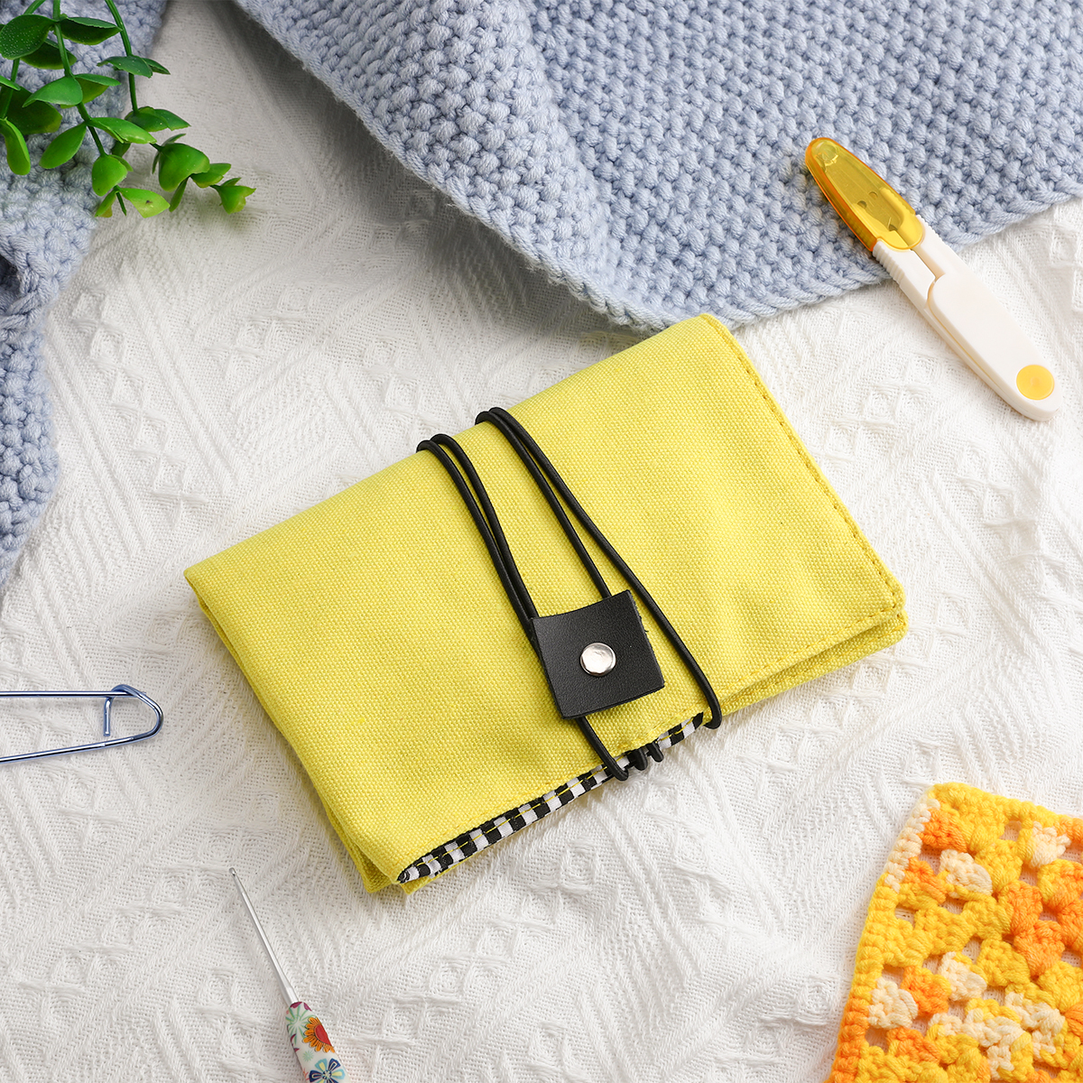 New Empty Waterproof Crochet O - مراجعة Embroidery Yellow وسعره