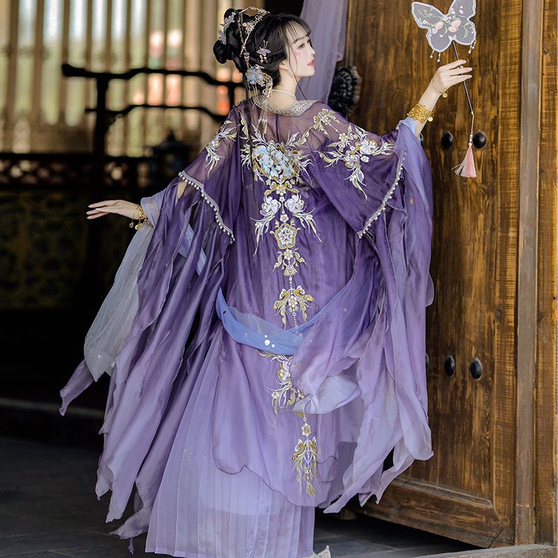 Chinese Hanfu Dress Women Trad - مراجعة Embroidery Yellow وسعره