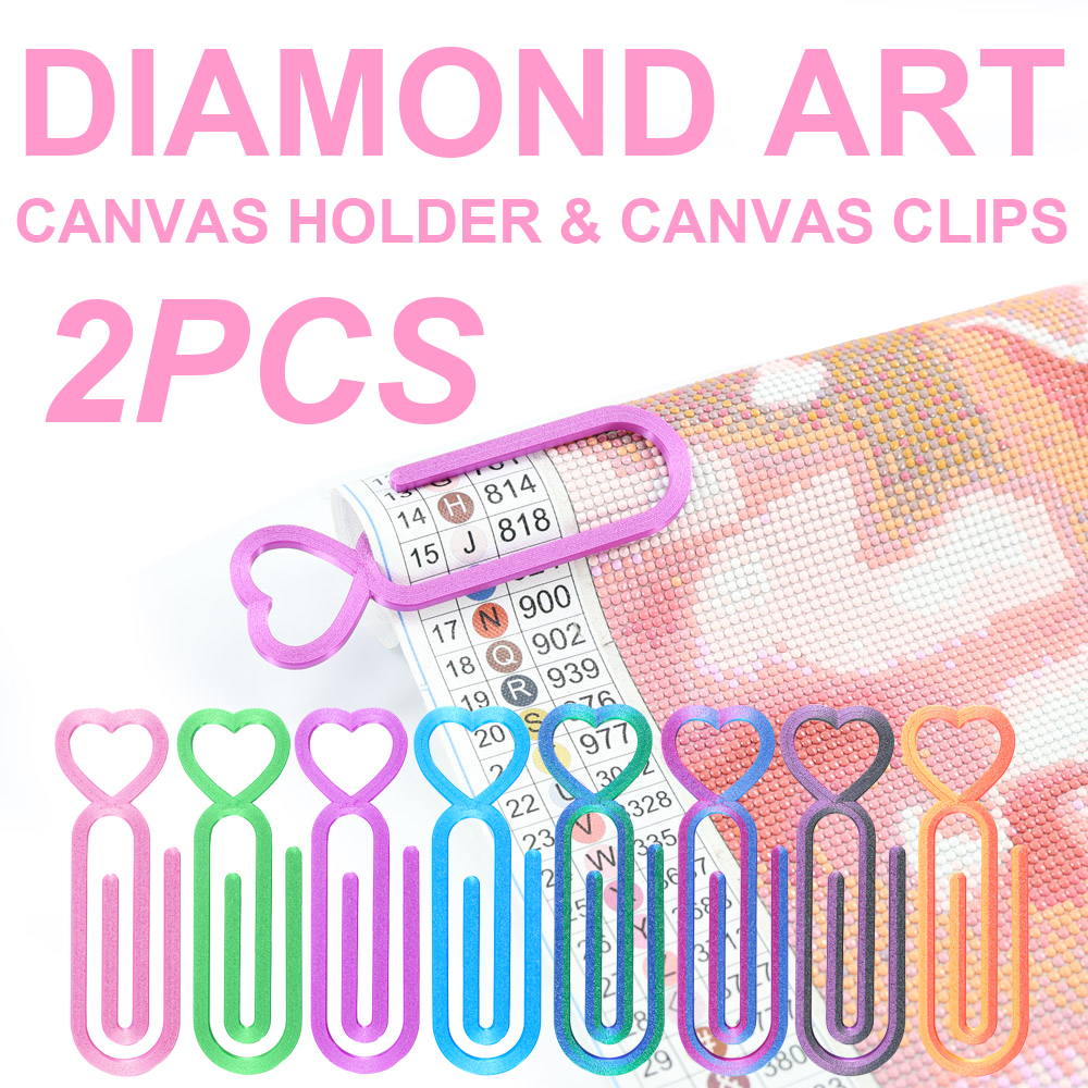 2pcs Diamond Painting Canvas C - مراجعة Embroidery Hoop Plastic وسعره