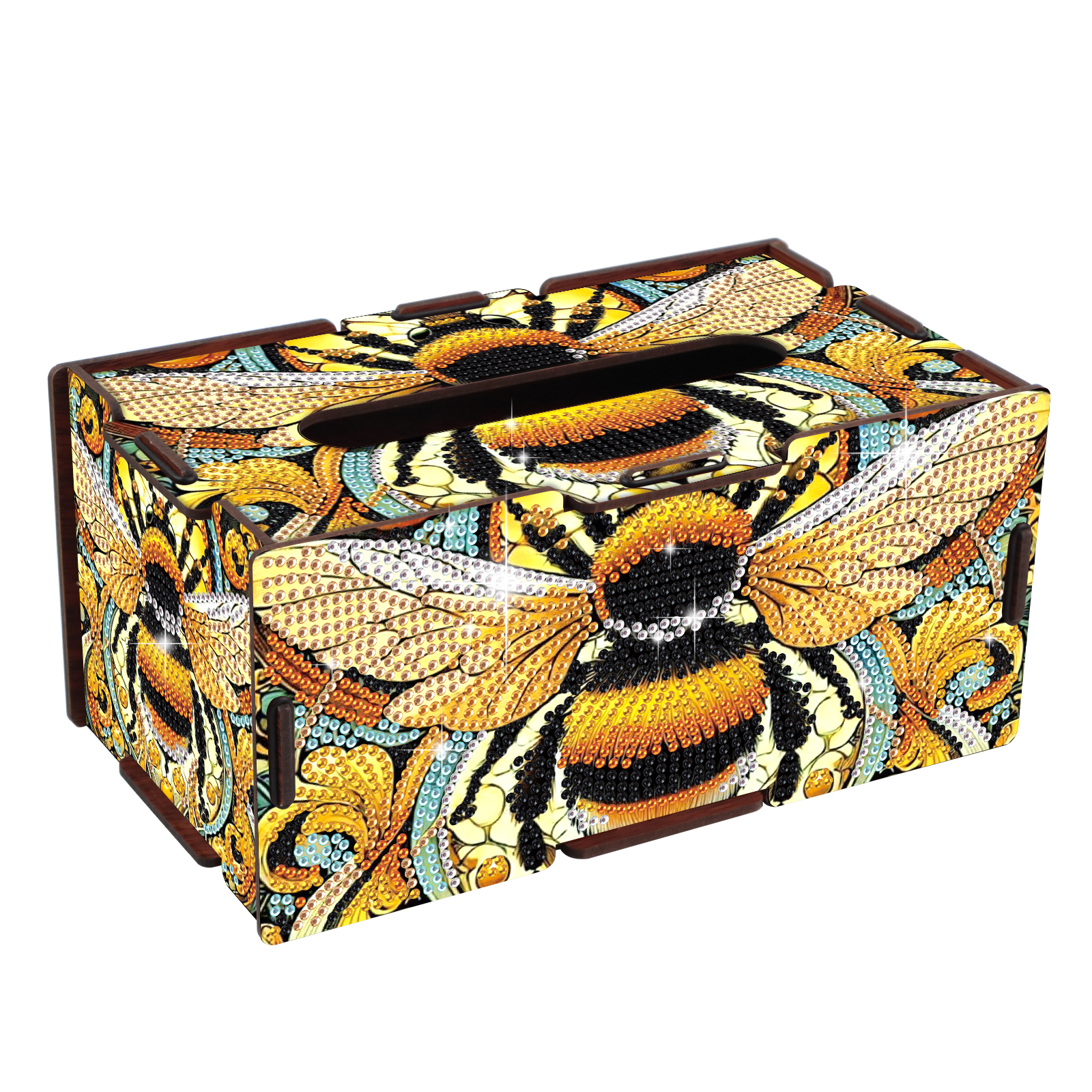 Diamond Art Painting Tissue Bo - مراجعة Embroidery Yellow وسعره