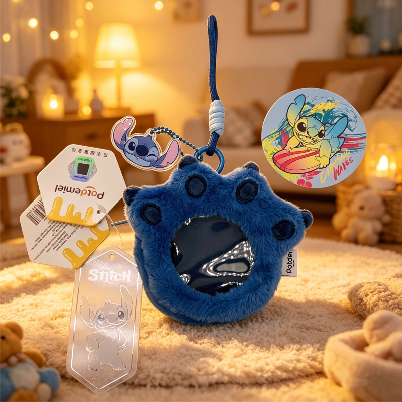 Genuine Disney Stitch Scrump A - مراجعة Embroidery Keychain وسعره